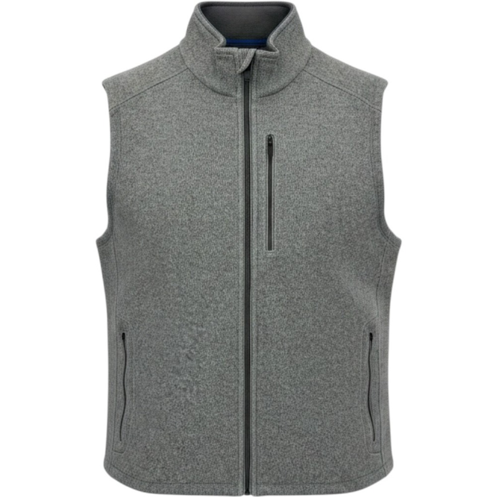 Vineyard Vines Mens Gray Heather Mountain Sweater Fleece Vest L 1K001391-039 NEW